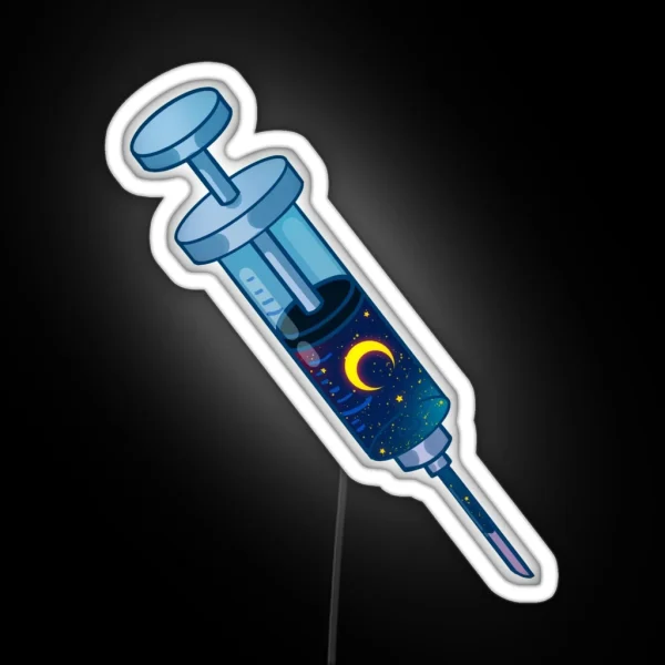 Syringe RGB Neon Sign