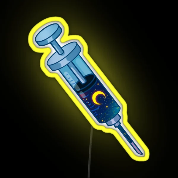 Syringe RGB Neon Sign