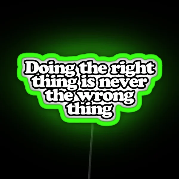 T Lasso Quote RGB Neon Sign