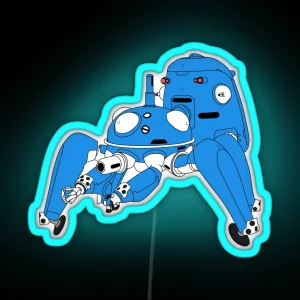 Tachikoma Black Outline Colour Fill RGB Neon Sign