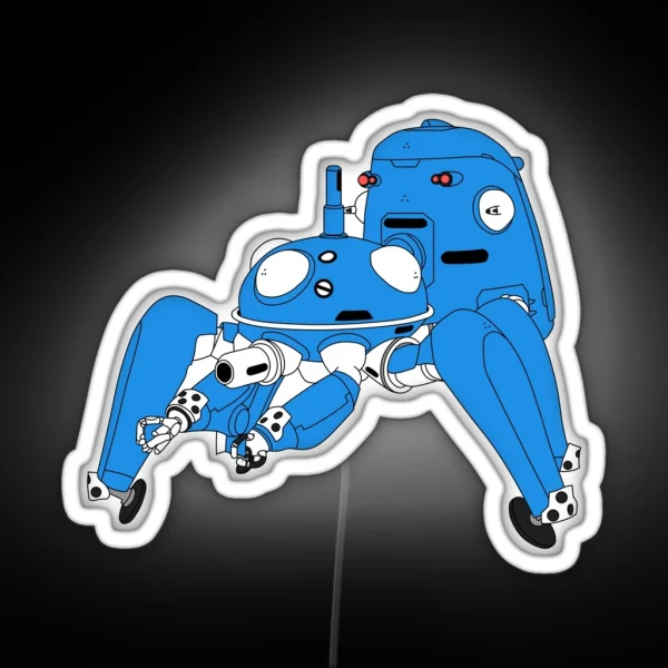 Tachikoma Black Outline Colour Fill RGB Neon Sign