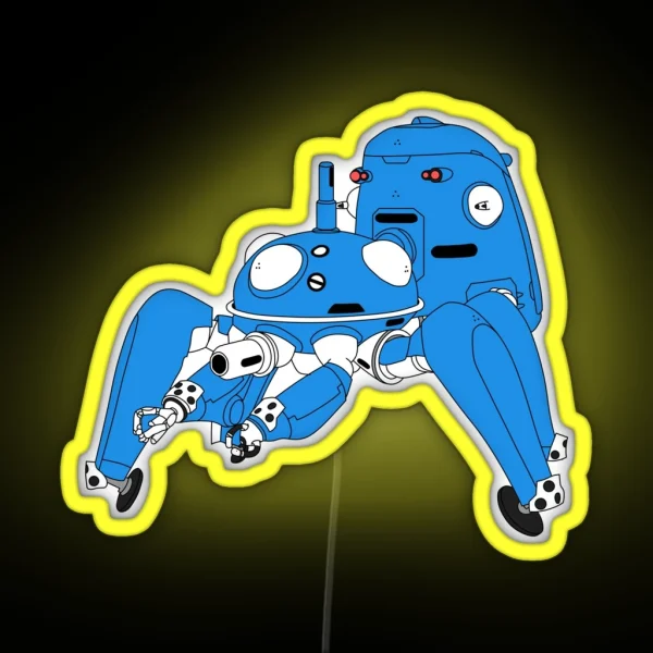 Tachikoma Black Outline Colour Fill RGB Neon Sign