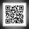Taco Bell menu QR code on a neon sign