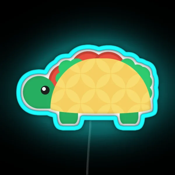Taco Turtle RGB Neon Sign