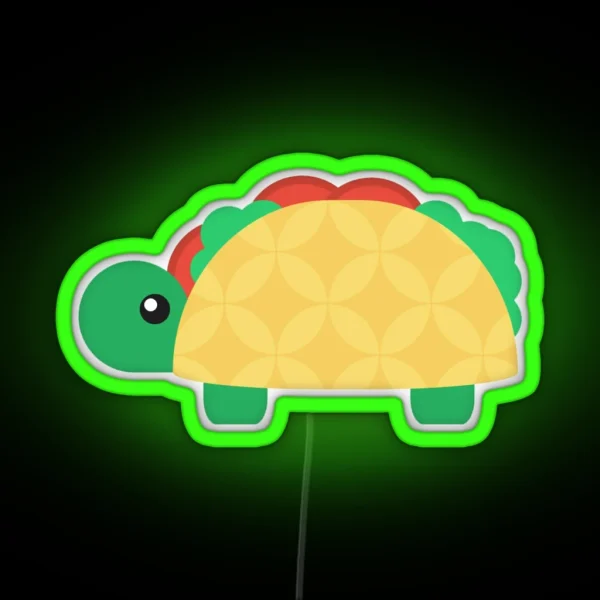 Taco Turtle RGB Neon Sign