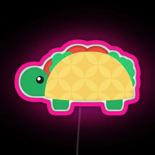Taco Turtle RGB Neon Sign