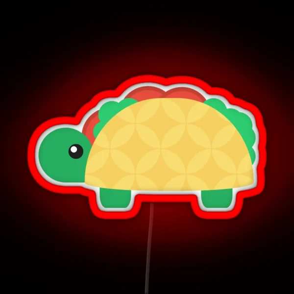 Taco Turtle RGB Neon Sign