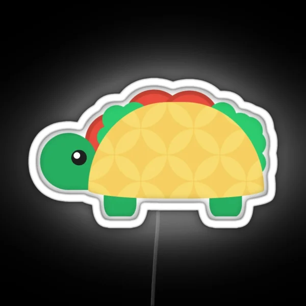 Taco Turtle RGB Neon Sign