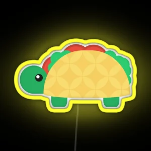 Taco Turtle RGB Neon Sign