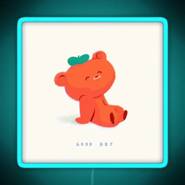 Taetae Bear RGB Neon Sign