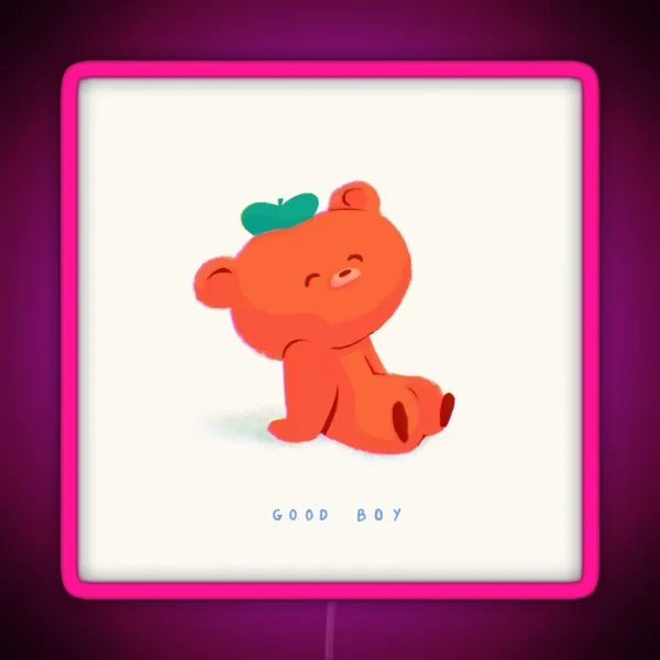 Taetae Bear RGB Neon Sign