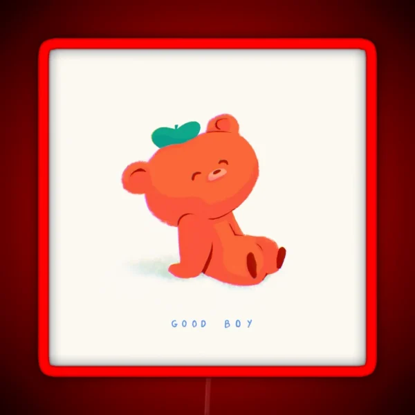Taetae Bear RGB Neon Sign