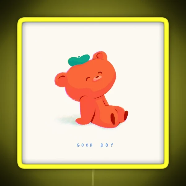 Taetae Bear RGB Neon Sign