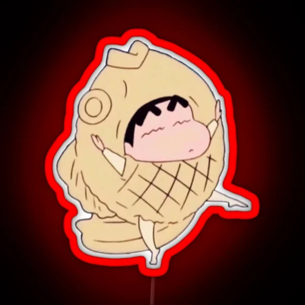 Taiyaki Crayon Shin Chan RGB Neon Sign