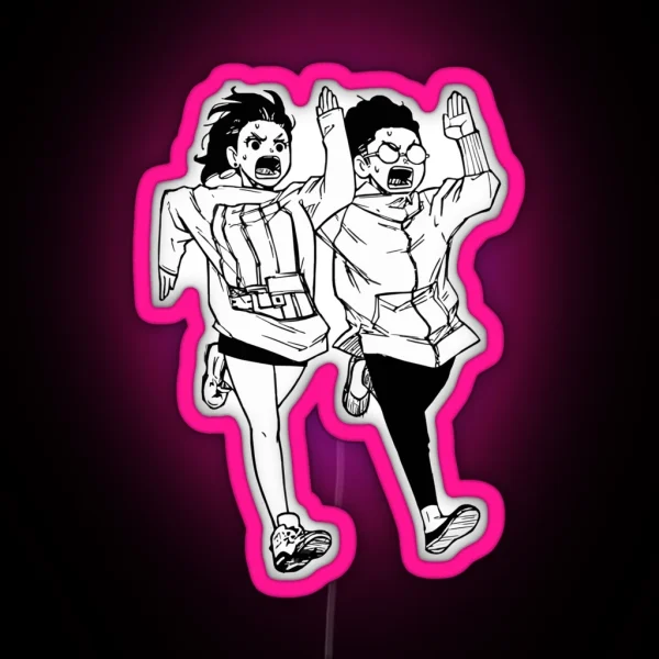 Takakura And Momo Run RGB Neon Sign