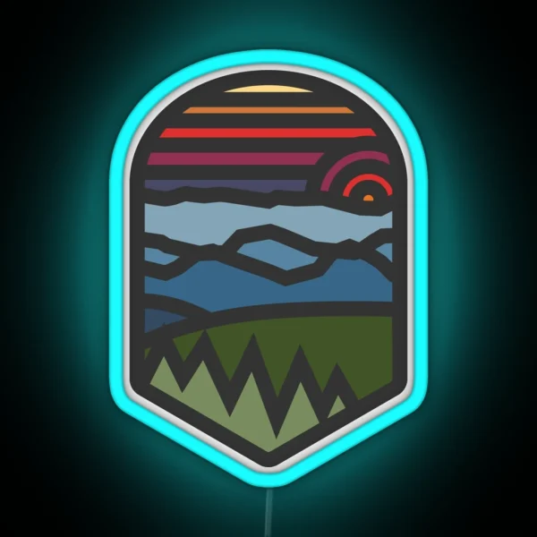 Take Me To The Blueridge RGB Neon Sign