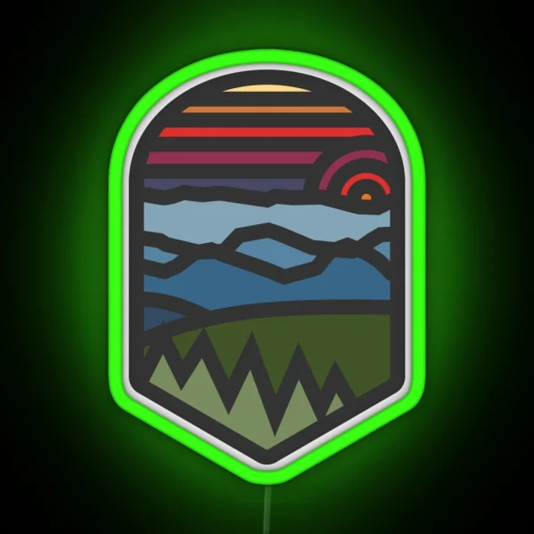 Take Me To The Blueridge RGB Neon Sign