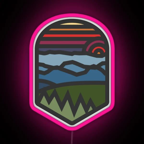Take Me To The Blueridge RGB Neon Sign