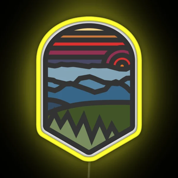 Take Me To The Blueridge RGB Neon Sign