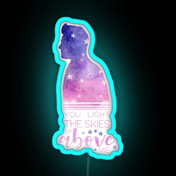Take That Gary Barlow Rule The World RGB Neon Sign