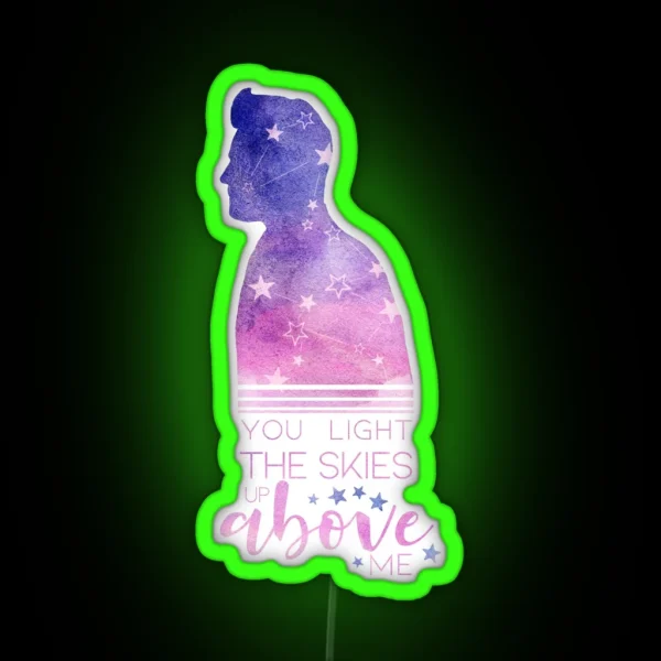 Take That Gary Barlow Rule The World RGB Neon Sign