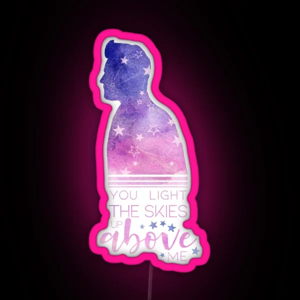 Take That Gary Barlow Rule The World RGB Neon Sign