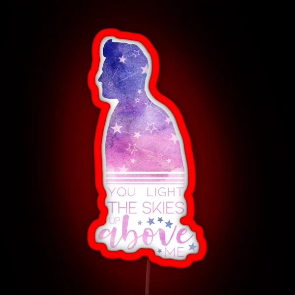 Take That Gary Barlow Rule The World RGB Neon Sign