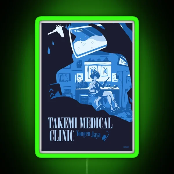 Takemi Medical Clinic RGB Neon Sign