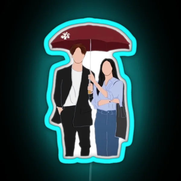 Tale Of The Nine Tailed Lee Dong Wook And Jo Bo Ah RGB Neon Sign