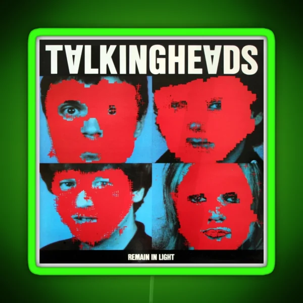Talking Heads Remain In Light RGB Neon Sign