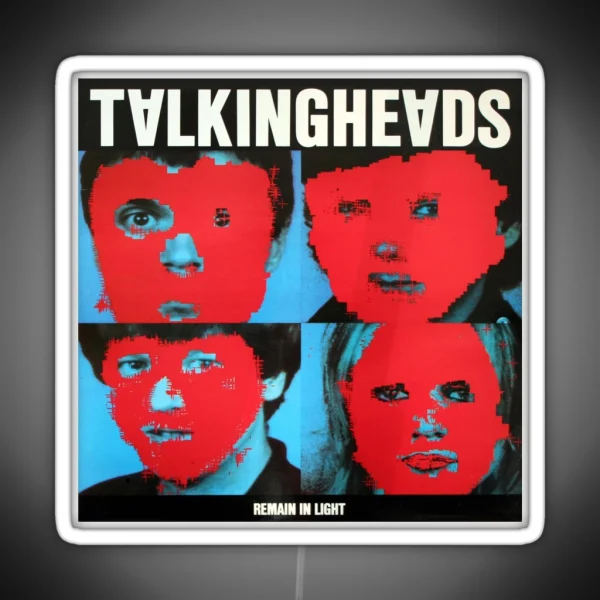 Talking Heads Remain In Light RGB Neon Sign