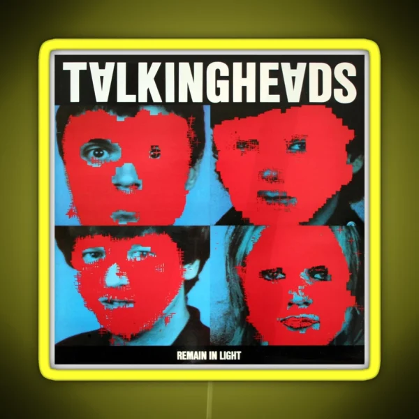 Talking Heads Remain In Light RGB Neon Sign
