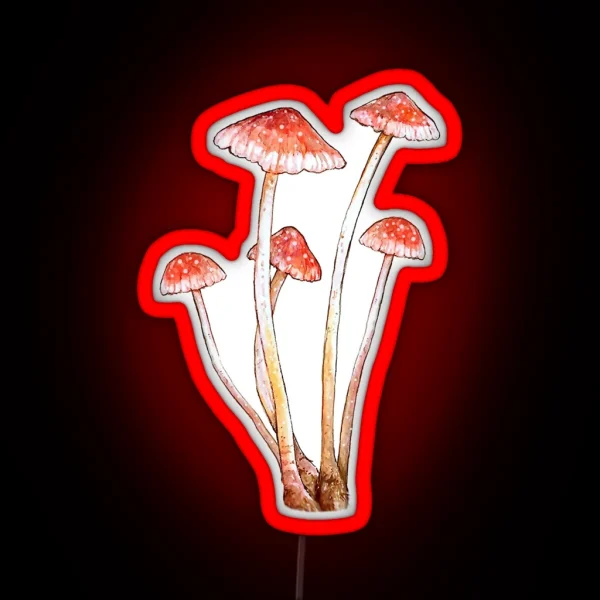 Tall Magical Mushrooms RGB Neon Sign