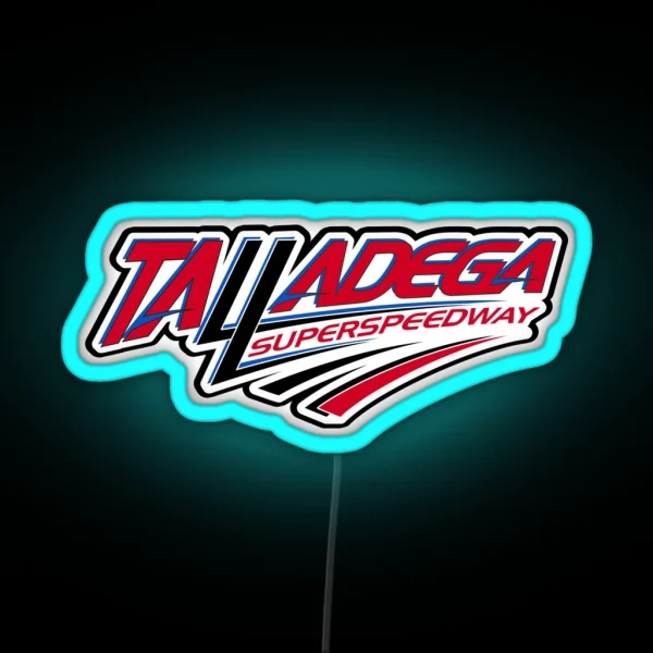Talladega Superspeedway RGB Neon Sign