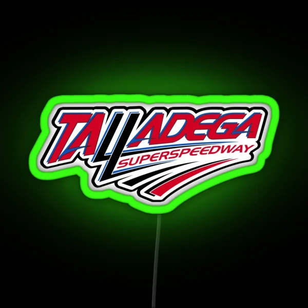 Talladega Superspeedway RGB Neon Sign