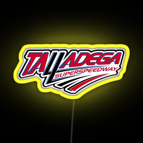 Talladega Superspeedway RGB Neon Sign