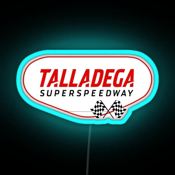 Talladega Superspeedway RGB Neon Sign