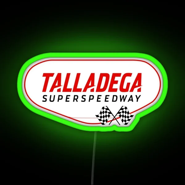 Talladega Superspeedway RGB Neon Sign