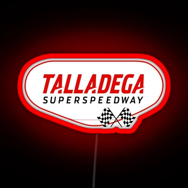 Talladega Superspeedway RGB Neon Sign