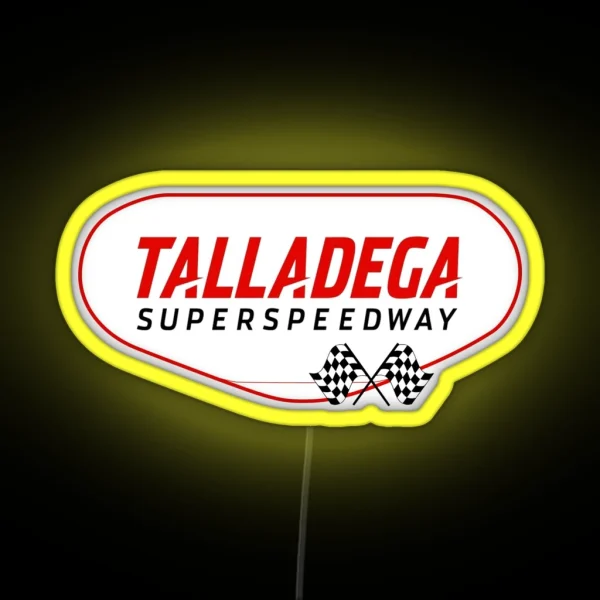 Talladega Superspeedway RGB Neon Sign