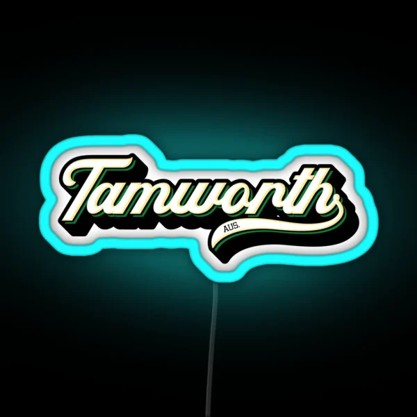 Tamworth Australia RGB Neon Sign