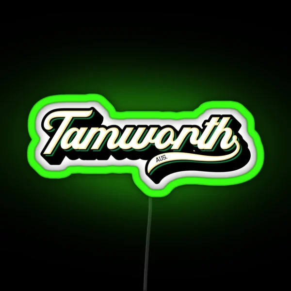 Tamworth Australia RGB Neon Sign