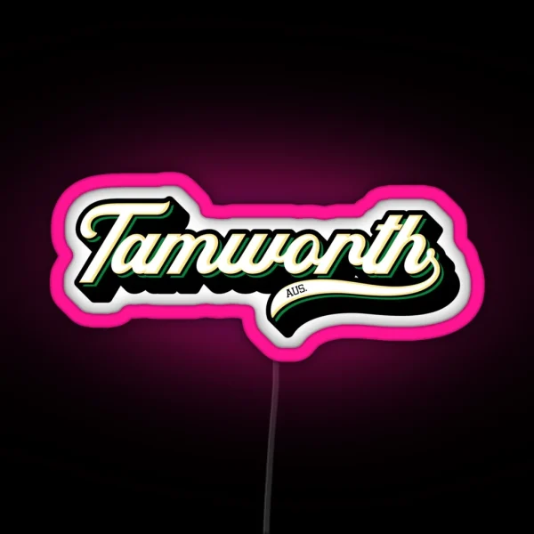 Tamworth Australia RGB Neon Sign