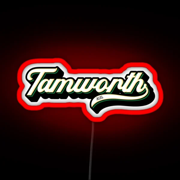 Tamworth Australia RGB Neon Sign