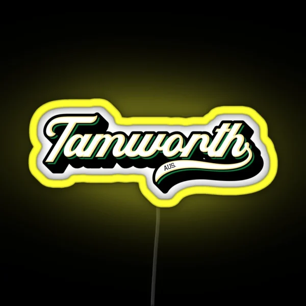 Tamworth Australia RGB Neon Sign