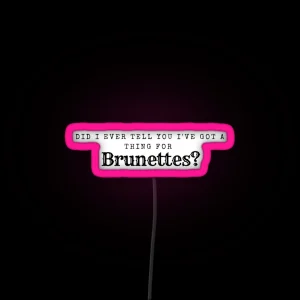 Tangled Brunettes RGB Neon Sign