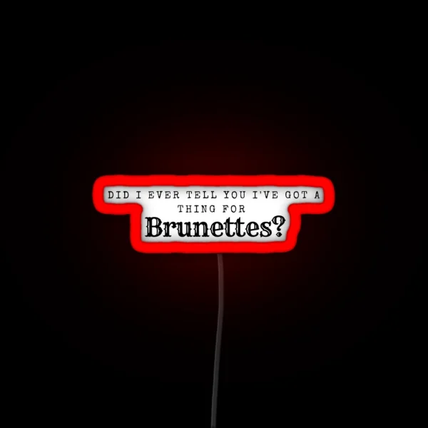 Tangled Brunettes RGB Neon Sign
