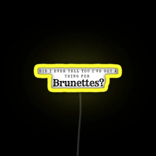 Tangled Brunettes RGB Neon Sign