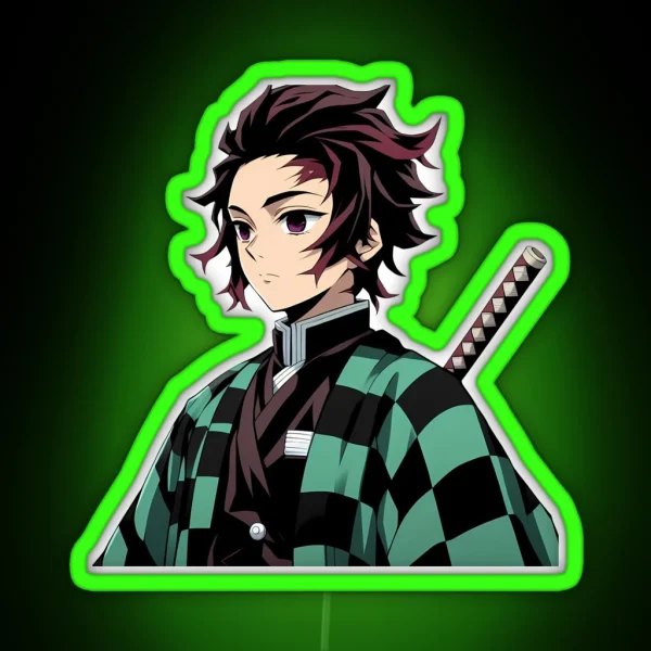 Tanjiro Art RGB Neon Sign