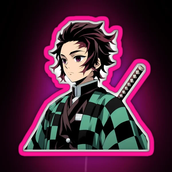 Tanjiro Art RGB Neon Sign